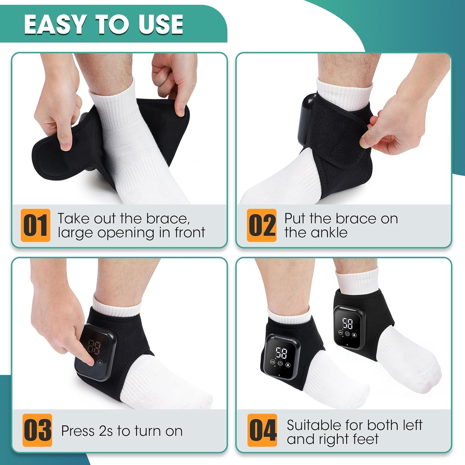 Cordless Ankle Heating Pad