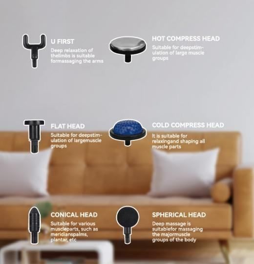 Heat & Cold Compress Massage Gun