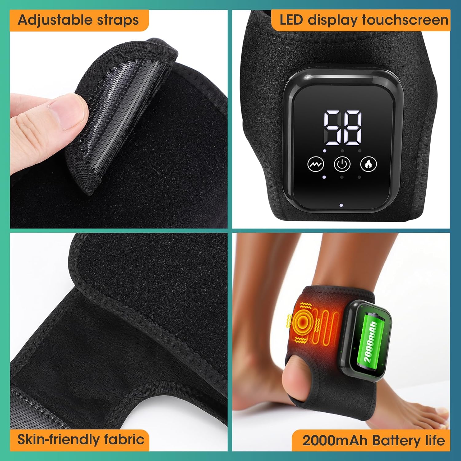 Cordless Ankle Heating Pad