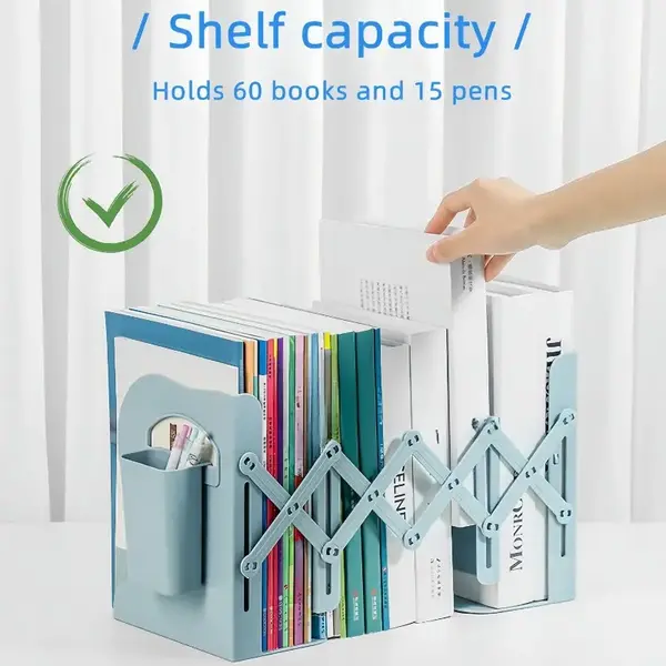 Expandable Plastic Student Book Storage Holder