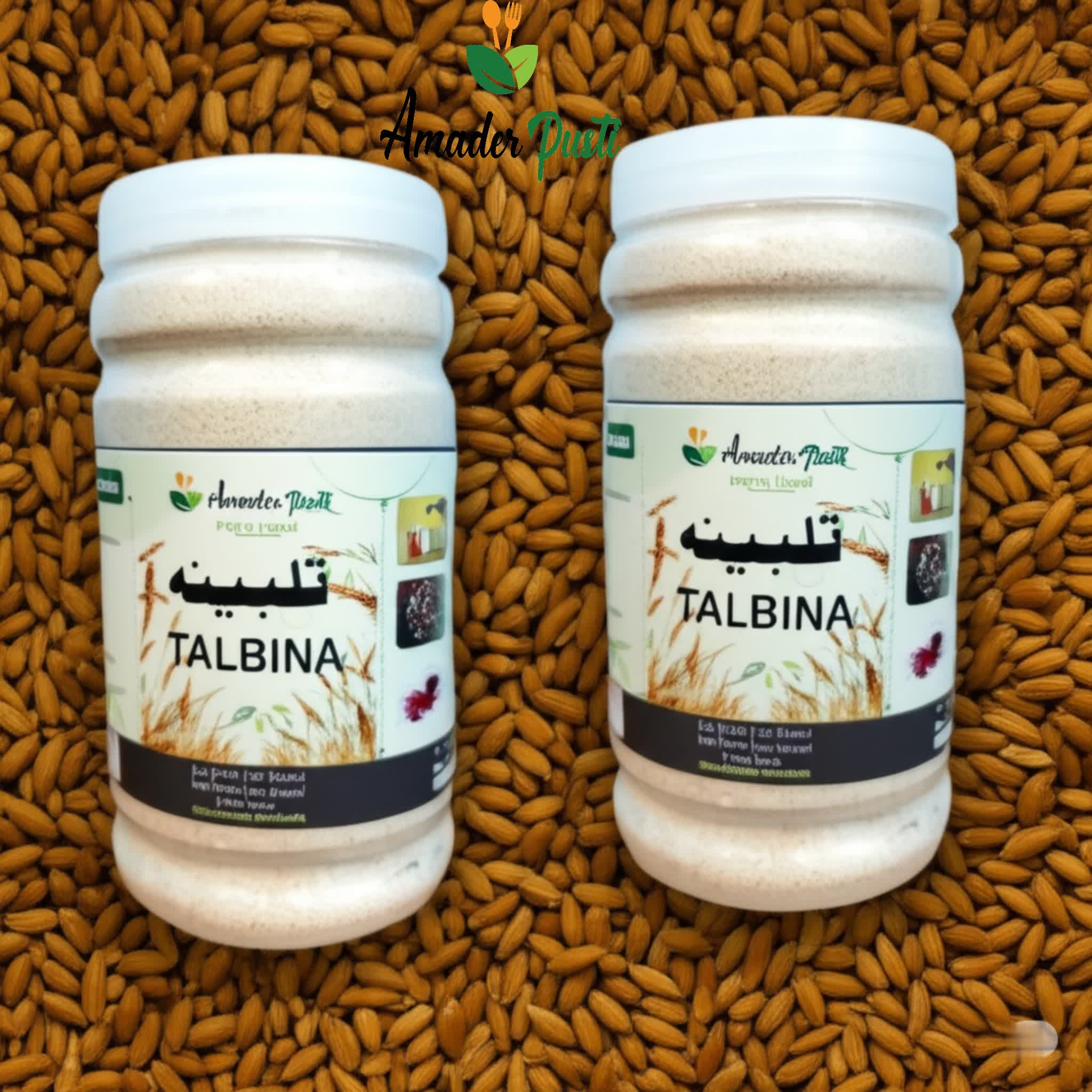 বয়ুম সহ এক কেজী রেডী মিক্স জাফরানী তালবিনা+100 গ্রাম কাঠ বাদাম