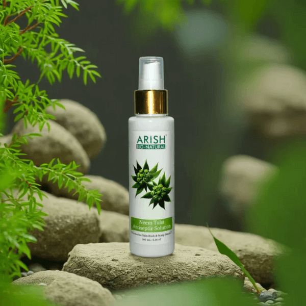 ARISH BIO-NATURAL Neem Tulsi Antiseptic Solution - 100ML