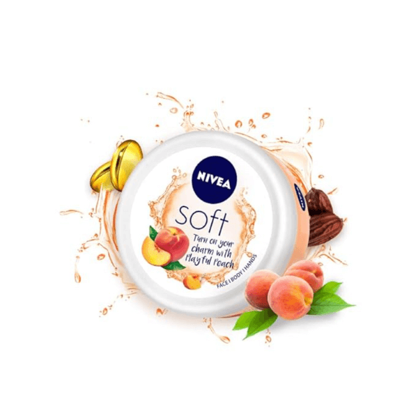 NIVEA Soft Light Moisturizer 200ml | Playful Peach
