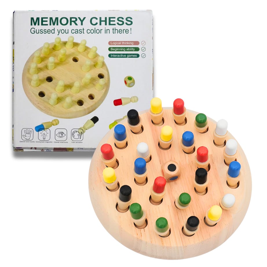 Memory Chess Game For Kids  Play & Fun (Multi Colour)
