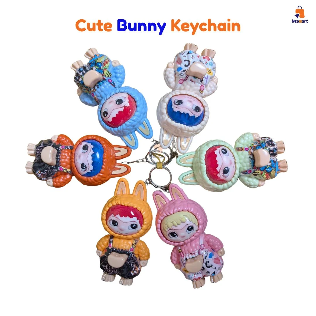 Cute Bunny Keychain