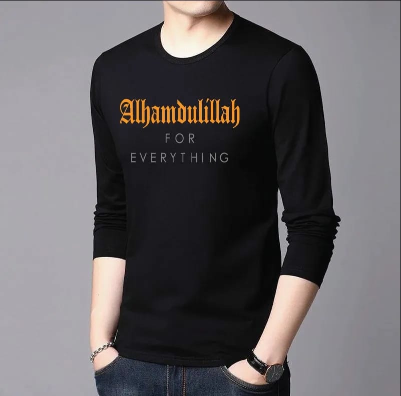 Men's Full Sleeve Printed T-Shirt