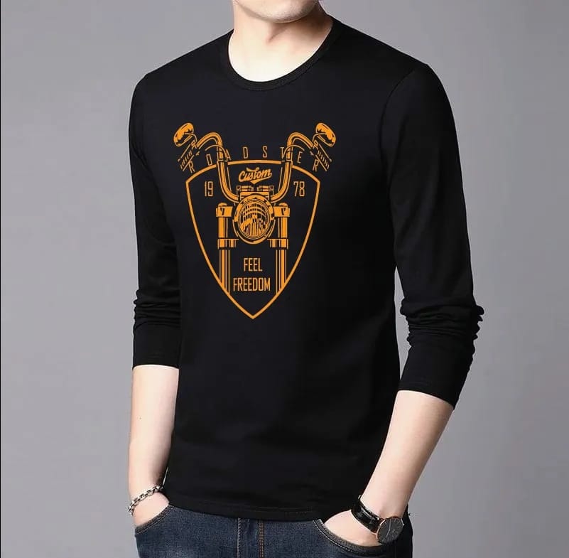 Men's Full Sleeve Printed T-Shirt