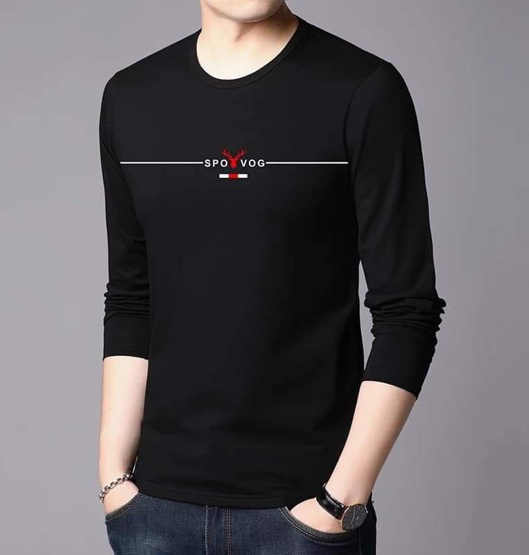 Men's Full Sleeve Printed T-Shirt