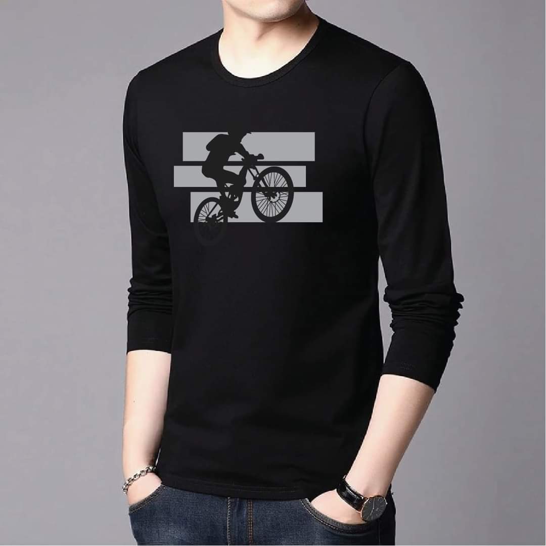 Men's Full Sleeve Printed T-Shirt