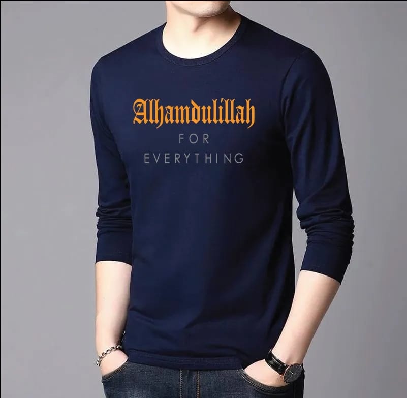 Men's Full Sleeve Printed T-Shirt