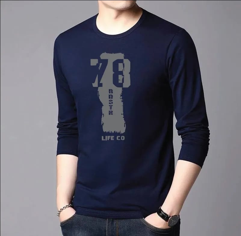 Men's Full Sleeve Printed T-Shirt