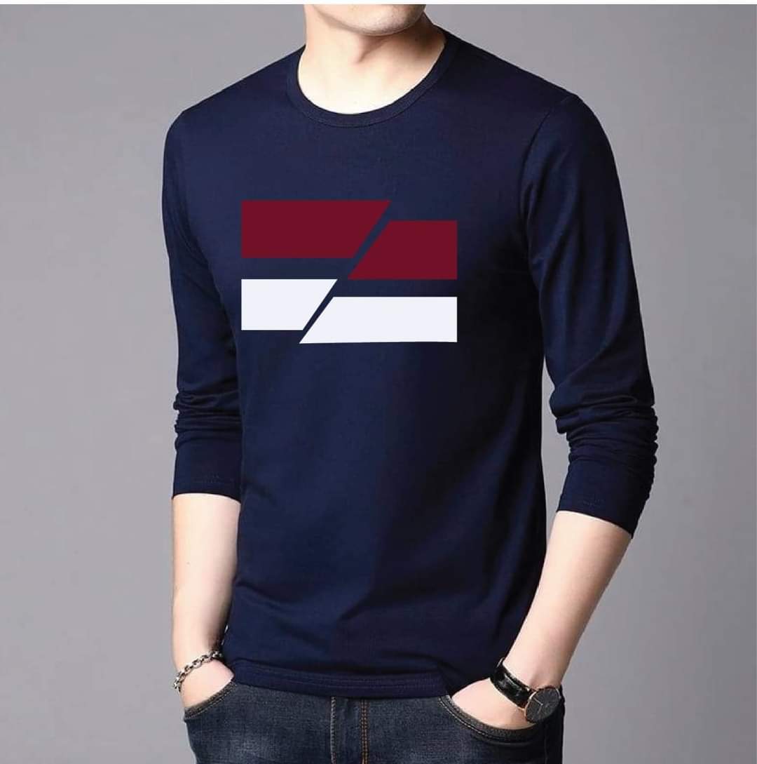 Men's Full Sleeve Printed T-Shirt