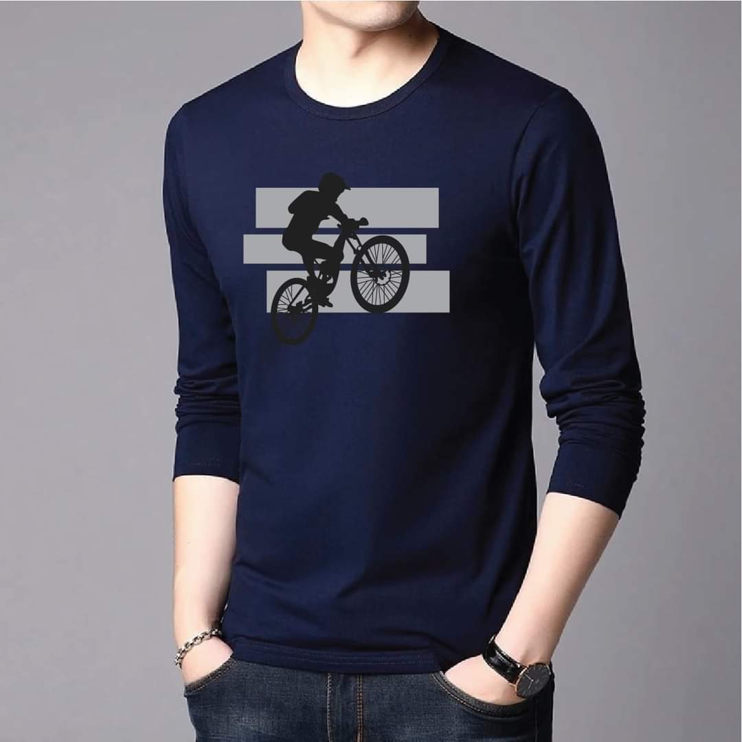 Men's Full Sleeve Printed T-Shirt
