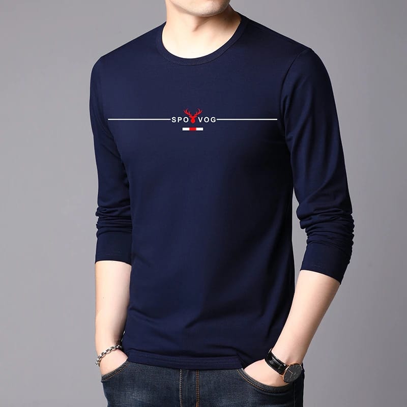 Men's Full Sleeve Printed T-Shirt