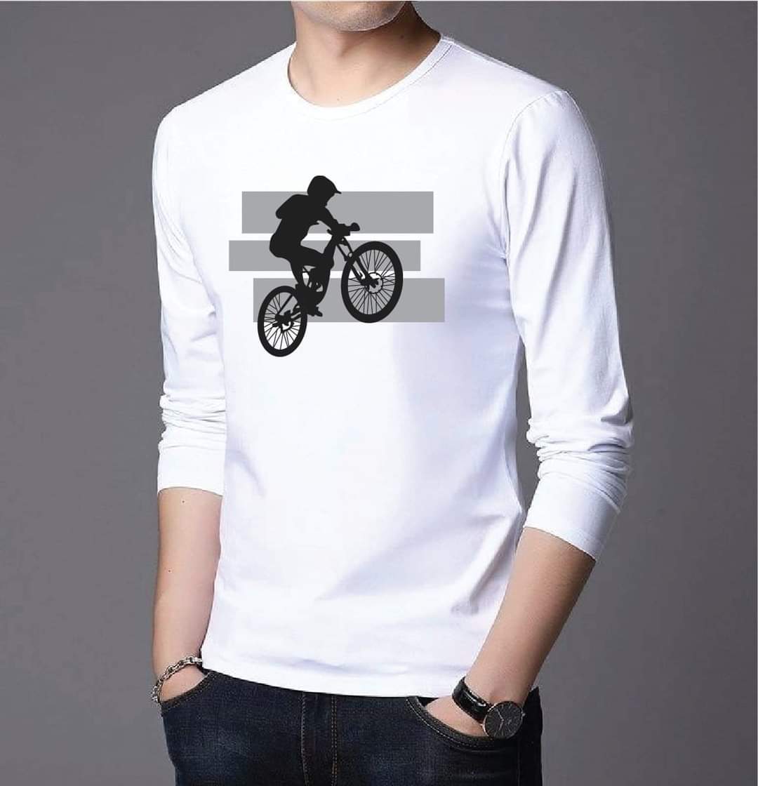 Men's Full Sleeve Printed T-Shirt