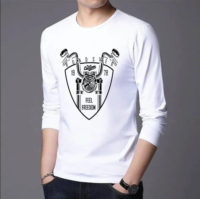 Men's Full Sleeve Printed T-Shirt