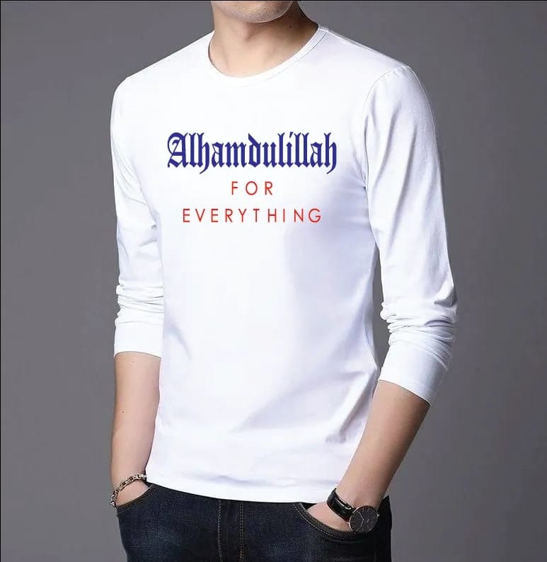 Men's Full Sleeve Printed T-Shirt