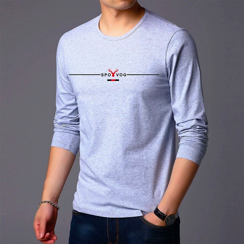 Men's Full Sleeve Printed T-Shirt