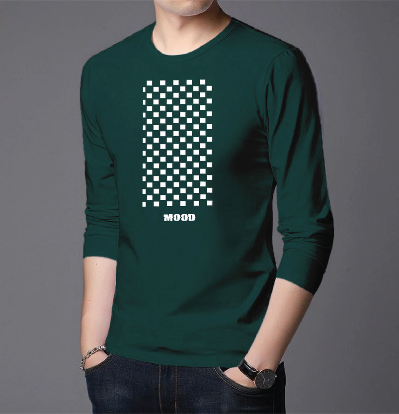 Men's Full Sleeve Printed T-Shirt