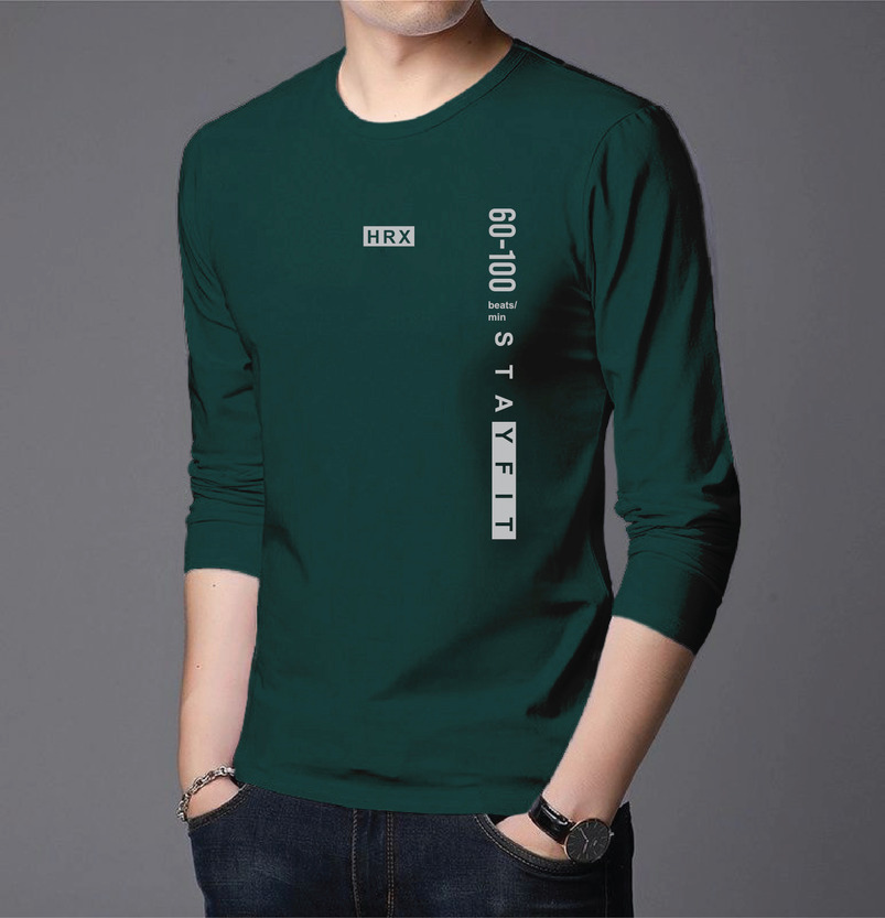 Men's Full Sleeve Printed T-Shirt