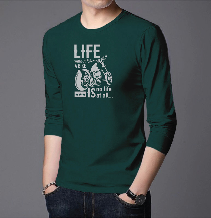 Men's Full Sleeve Printed T-Shirt