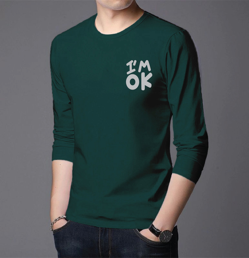 Men's Full Sleeve Printed T-Shirt