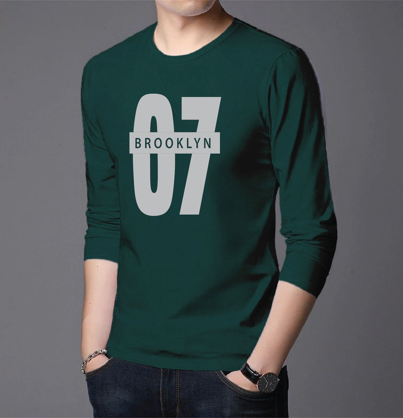 Men's Full Sleeve Printed T-Shirt