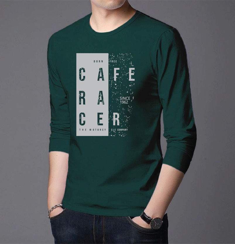 Men's Full Sleeve Printed T-Shirt