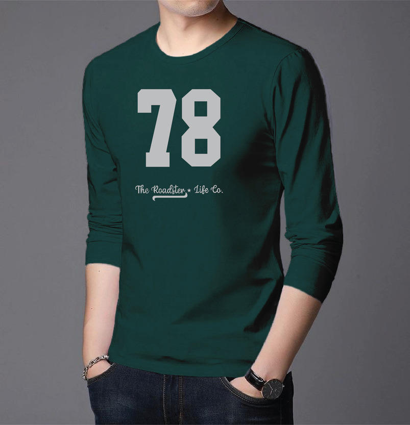 Men's Full Sleeve Printed T-Shirt