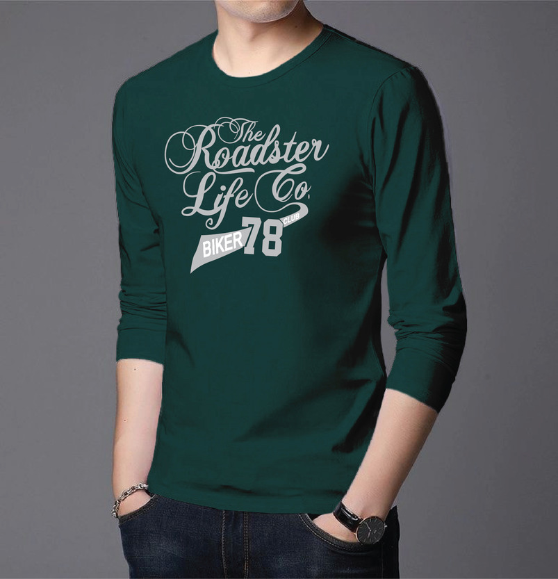 Men's Full Sleeve Printed T-Shirt
