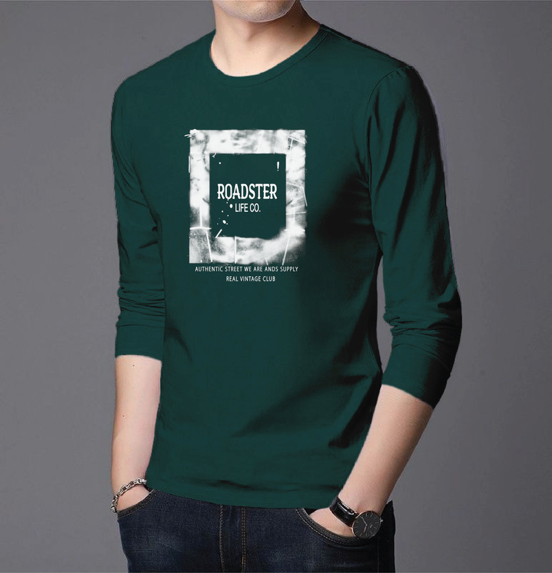 Men's Full Sleeve Printed T-Shirt