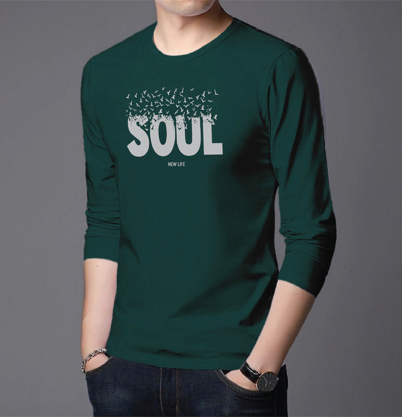 Men's Full Sleeve Printed T-Shirt