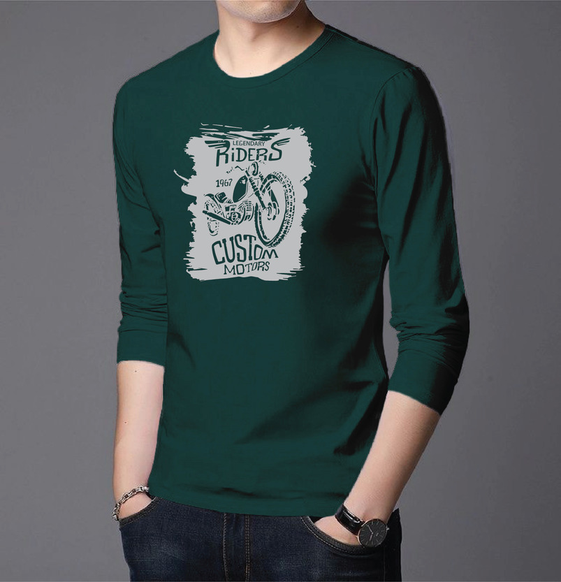 Men's Full Sleeve Printed T-Shirt