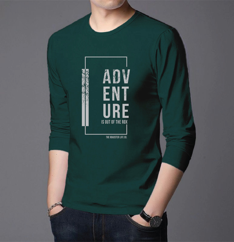 Men's Full Sleeve Printed T-Shirt