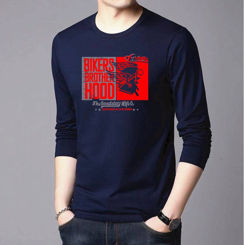 Men's Full Sleeve Printed T-Shirt