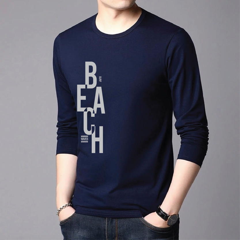 Men's Full Sleeve Printed T-Shirt