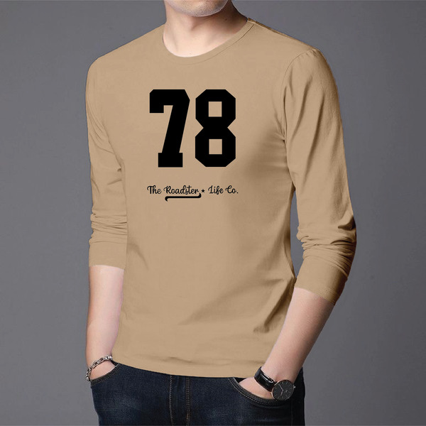 Men's Full Sleeve Printed T-Shirt