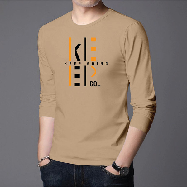 Men's Full Sleeve Printed T-Shirt