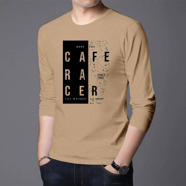 Men's Full Sleeve Printed T-Shirt