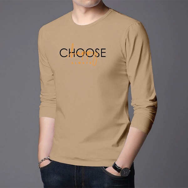 Men's Full Sleeve Printed T-Shirt