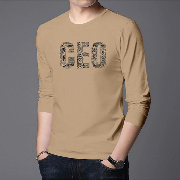 Men's Full Sleeve Printed T-Shirt