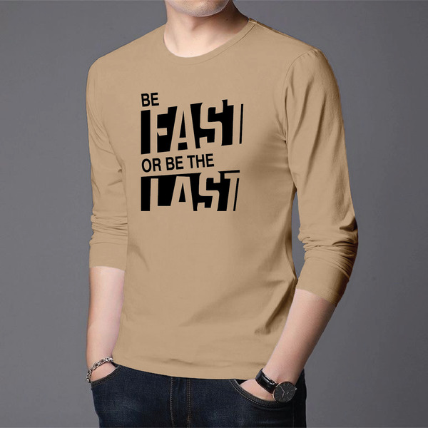 Men's Full Sleeve Printed T-Shirt
