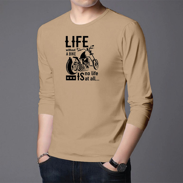 Men's Full Sleeve Printed T-Shirt
