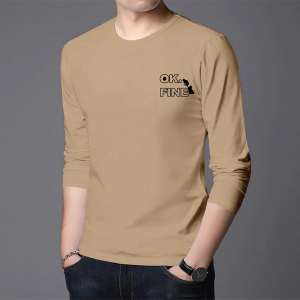 Men's Full Sleeve Printed T-Shirt