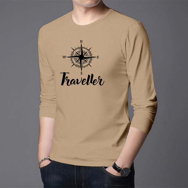 Men's Full Sleeve Printed T-Shirt