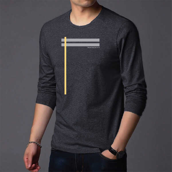 Men's Full Sleeve Printed T-Shirt