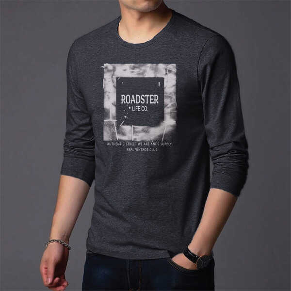 Men's Full Sleeve Printed T-Shirt