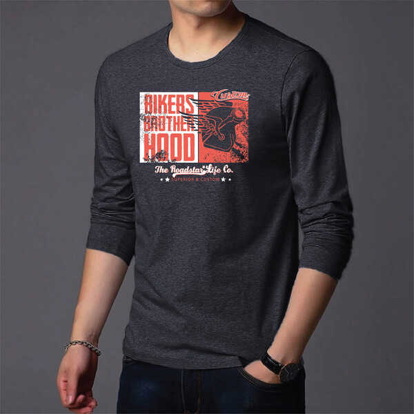 Men's Full Sleeve Printed T-Shirt