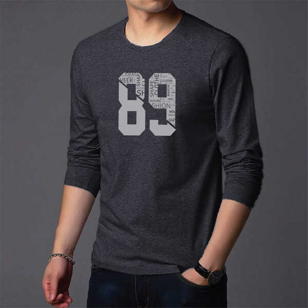 Men's Full Sleeve Printed T-Shirt