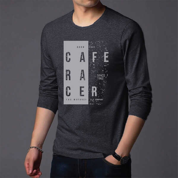 Men's Full Sleeve Printed T-Shirt